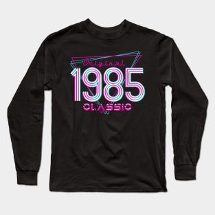 Born In 1985 Throwback Birthday Long Sleeve T-Shirt